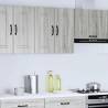 Kalmar Grey Sonoma Kitchen Wall Cabinet - Stylish Storage Solution