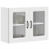  Kitchen Wall Cabinet with Glass Door Kalmar White Engineered Wood Colour white Quantity in Package 1 Model wall glass cabinet 80 cm Number of 