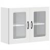 Kalmar White Kitchen Wall Cabinet with Glass Door - HipoMarket