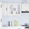 Kalmar White Kitchen Wall Cabinet with Glass Door - HipoMarket