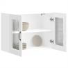 Kalmar White Kitchen Wall Cabinet with Glass Door - HipoMarket