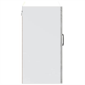 Kalmar Grey Sonoma Kitchen Wall Cabinet with Glass Door