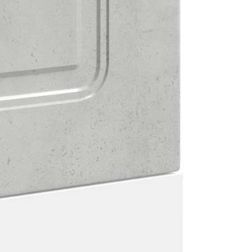 Kalmar Dishwasher Panel - Concrete Grey, Durable Engineered Wood