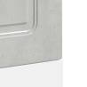 Kalmar Dishwasher Panel - Concrete Grey, Durable Engineered Wood