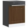  Dishwasher Panel Kalmar Brown Oak 60x1.5x67 cm Engineered Wood Colour brown oak Quantity in Package 1 Model dishwasher panel 60 cm Number of 