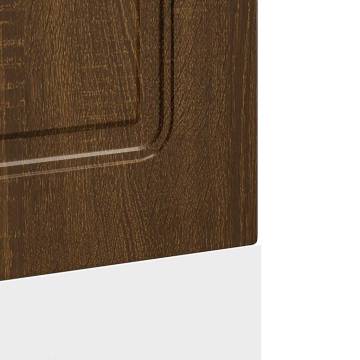 Kalmar Brown Oak Dishwasher Panel - 60x1.5x67 cm Engineered Wood