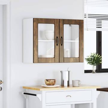 Lucca Smoked Oak Kitchen Wall Cabinet | Durable & Stylish Storage