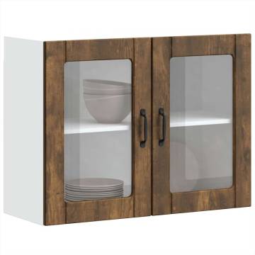 Lucca Smoked Oak Kitchen Wall Cabinet | Durable & Stylish Storage