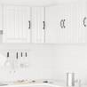 Lucca High Gloss White Kitchen Wall Corner Cabinet