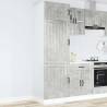 Lucca Concrete Grey Kitchen Cupboard - Durable Storage Solution