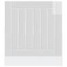 High Gloss White Dishwasher Panel - Lucca | Hipo Market