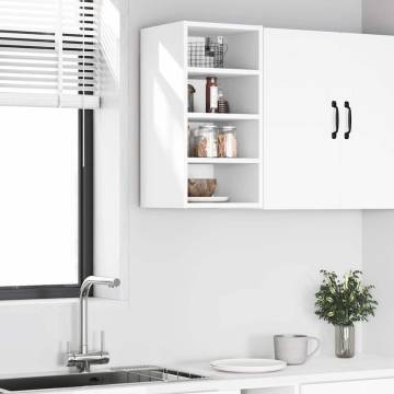 White Hanging Cabinet 30x29.5x60 cm - Optimise Your Space