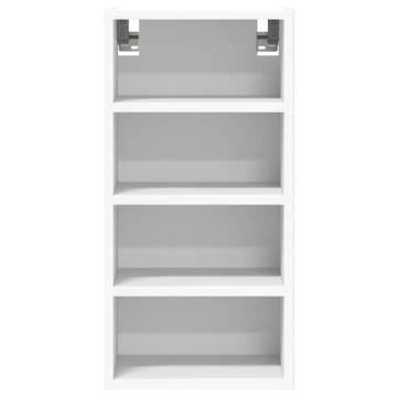 White Hanging Cabinet 30x29.5x60 cm - Optimise Your Space