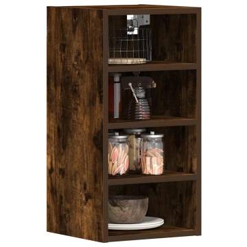 Hanging Cabinet Smoked Oak 30x29.5x60 cm | Durable Storage