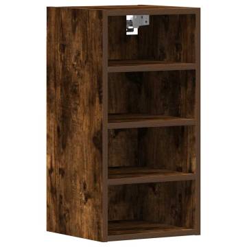 Hanging Cabinet Smoked Oak 30x29.5x60 cm | Durable Storage