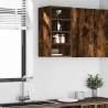 Hanging Cabinet Smoked Oak 30x29.5x60 cm | Durable Storage