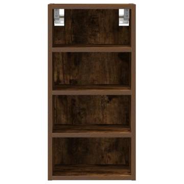 Hanging Cabinet Smoked Oak 30x29.5x60 cm | Durable Storage