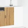 Sink Base Cabinet in Artisan Oak - Durable & Spacious