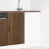 Kalmar Kitchen Base Cabinet - Brown Oak Engineered Wood