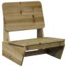 Garden Chairs 2 pcs - Durable Pine Wood | Hipomarket