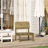  Garden Chair 60x52.5x72 cm Impregnated Wood Pine Colour natural impregnated Quantity in Package 1 