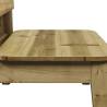 Durable Wooden Garden Chair - 60x52.5x72 cm Pine