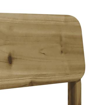 Durable Wooden Garden Chair - 60x52.5x72 cm Pine