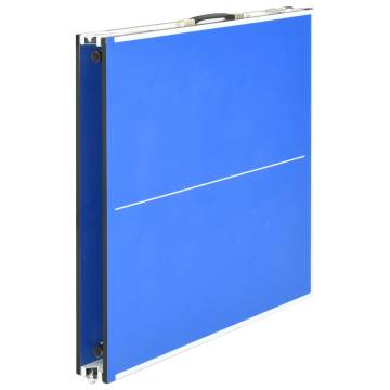 5 Feet Blue Ping Pong Table with Net - Compact & Sturdy