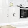 Sink Base Cabinet Lucca - High Gloss White, Engineered Wood