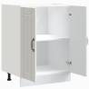 Sink Base Cabinet Lucca - High Gloss White, Engineered Wood