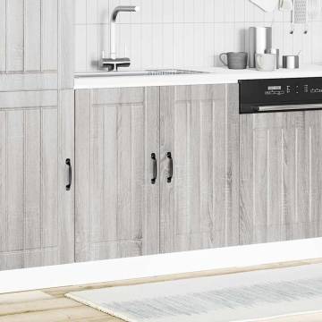 Sink Base Cabinet Lucca Grey - Durable & Spacious Storage