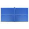 5 Feet Blue Ping Pong Table with Net - Compact & Sturdy