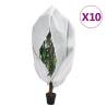 Plant Fleece Covers with Zip 10 pcs 70 g/m² 3.93x3.5 m Colour white Size 3.93 x 3.5 m Quantity in Package 10 