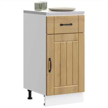 Kitchen Base Cabinet Lucca in Artisan Oak - Durable & Practical