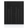 Lucca Black Kitchen Base Cabinet - Durable Storage Solution