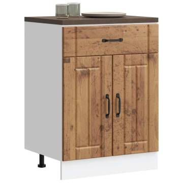 Lucca Old Wood Kitchen Base Cabinet - Stylish & Durable Storage