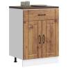  Kitchen Base Cabinet Lucca Old Wood Engineered Wood Colour old wood Quantity in Package 1 Model 1x bottom cabinet (2 doors 1 drawer) 60 cm Number of 