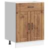 Lucca Old Wood Kitchen Base Cabinet - Stylish & Durable Storage