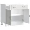 Lucca White Kitchen Base Cabinet - Stylish & Durable Storage