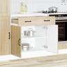  Kitchen Base Cabinet Lucca Sonoma Oak Engineered Wood Colour sonoma oak Quantity in Package 1 Model kitchen base cabinet 80 cm Number of 