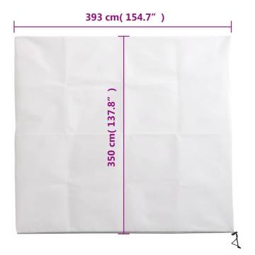 Plant Fleece Covers with Zip - 10 pcs, 3.93x3.5 m | HipoMarket