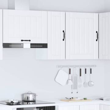 Lucca White Kitchen Wall Cabinet - Space Optimizing Storage