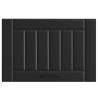 Lucca Black Engineered Wood Kitchen Wall Cabinet