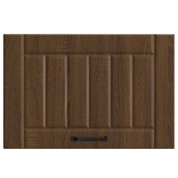 Lucca Brown Oak Kitchen Wall Cabinet - Stylish Storage Solution