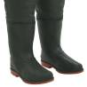 Wading Pants with Boots Green Size 46 | Hipomarket UK