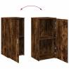 Storage Cabinet Smoked Oak - Stylish & Durable 50x45x103.5 cm