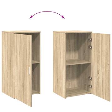 Sonoma Oak Storage Cabinet - Compact & Durable | Hipomarket