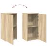 Sonoma Oak Storage Cabinet - Compact & Durable | Hipomarket