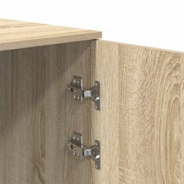 Sonoma Oak Storage Cabinet - Compact & Durable | Hipomarket