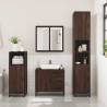 3 Piece Brown Oak Bathroom Furniture Set | Stylish & Durable